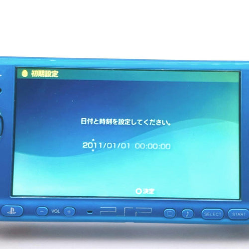 sony psp-3000 handheld console markings and labels