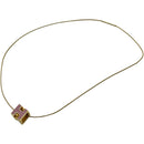 hermes pink necklace rear view