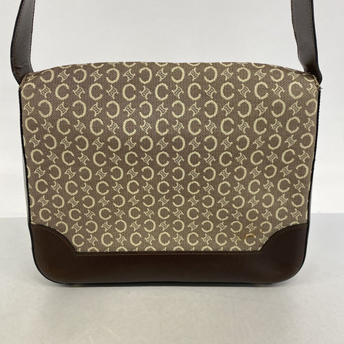 celine beige shoulder bag markings and labels