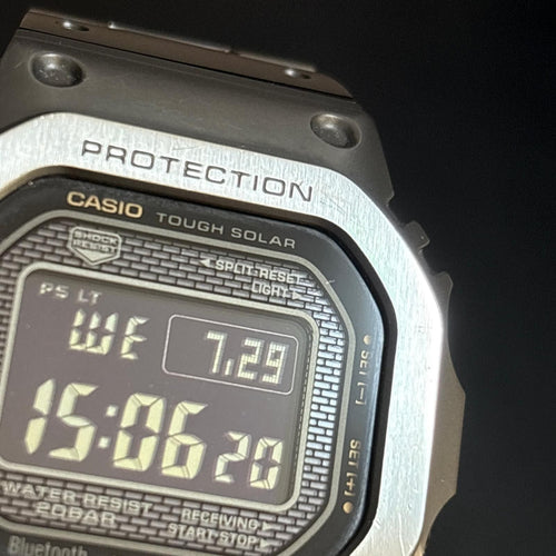 casio gmw-b5000mb-1jf watch markings and labels
