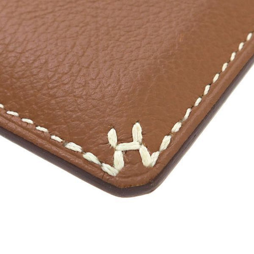 hermes card holder interior details