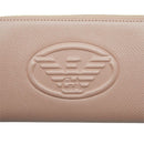emporio armani pink wallet interior details