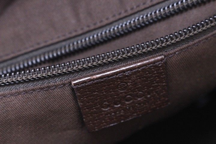 gucci beige handbag markings and labels