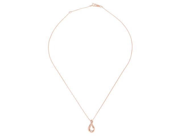Vendome Aoyama K18PG/D/2.9g Necklace – Pink