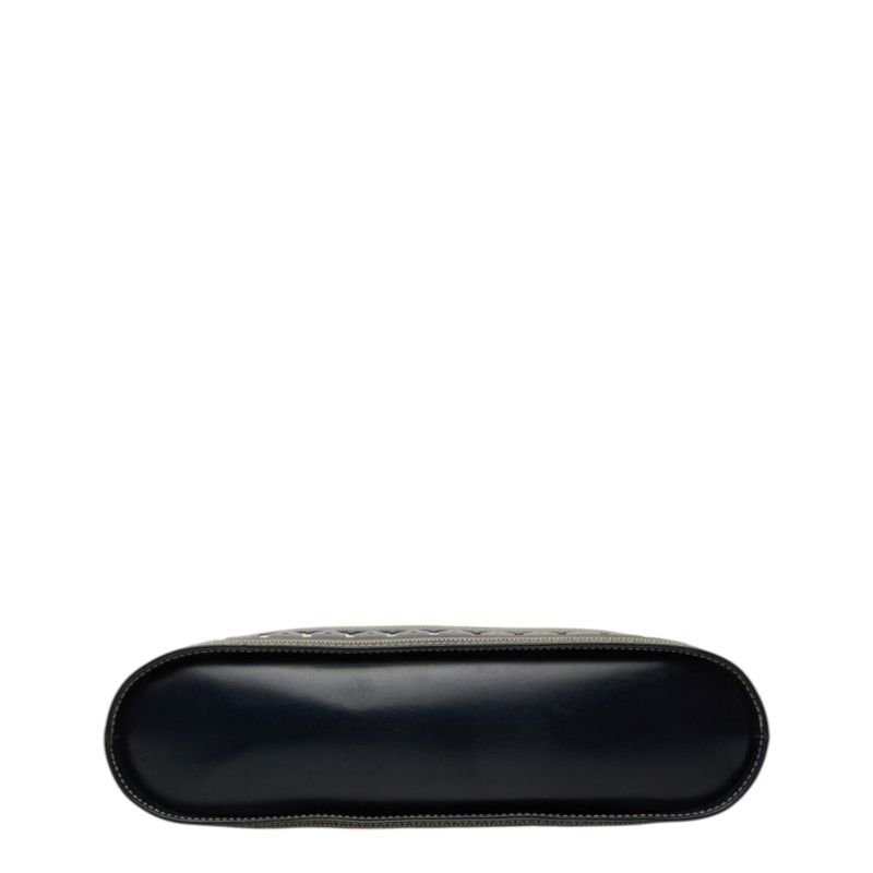 saint laurent navy handbag rear view