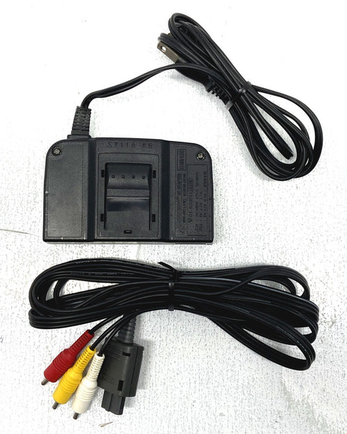 nintendo nus-001 video game console markings and labels