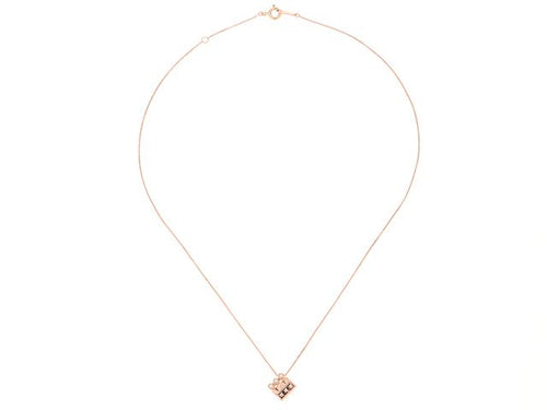 vendome aoyama d/2.5g pink necklace front view