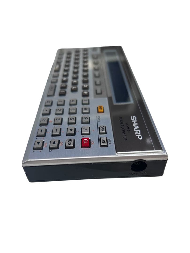sharp pc-1500 pocket computer / calculator interior details