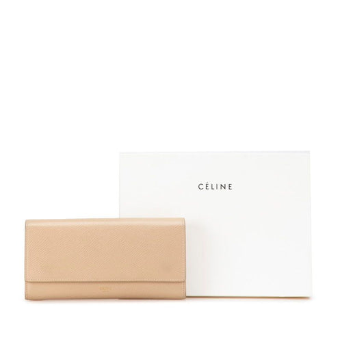 celine 10b563 beige wallet markings and labels