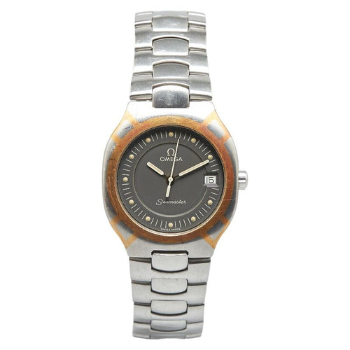 omega watch front view