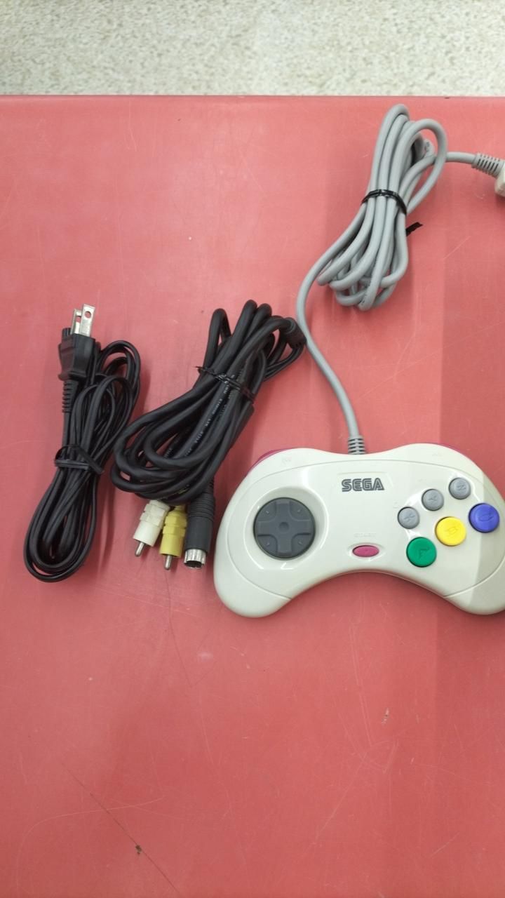 sega hst-3220 video game console rear view