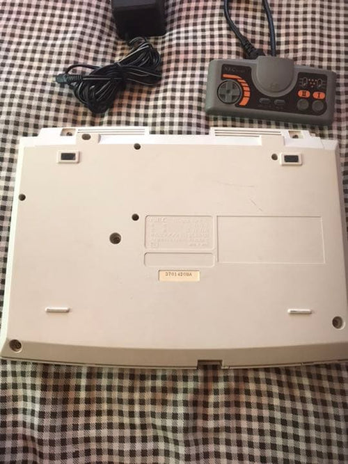 nec video game console markings and labels