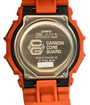 casio gd-010 orange watch side view