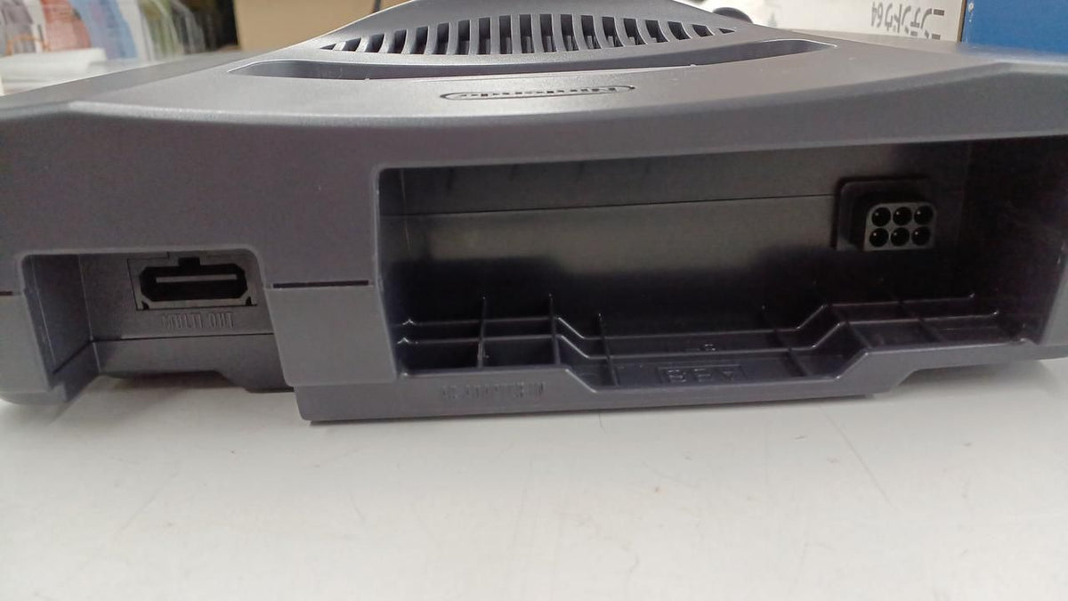 nintendo nus-001 video game console side view