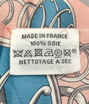 hermes pink scarf side view