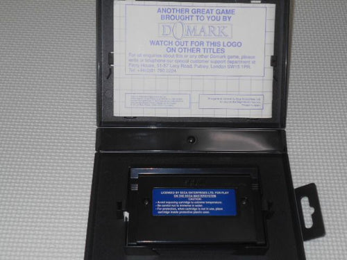 sega video game software rear view