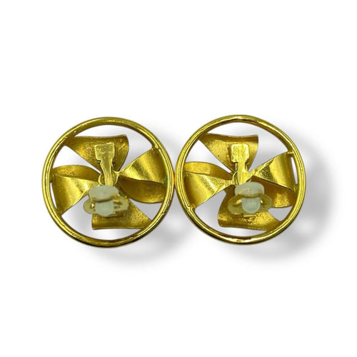 chanel earrings front view