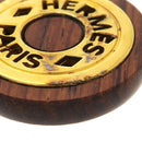 hermes earrings rear view