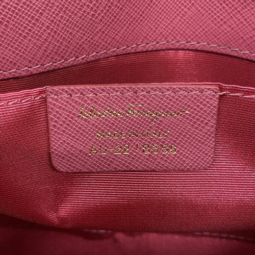 salvatore ferragamo pink shoulder bag accessories included