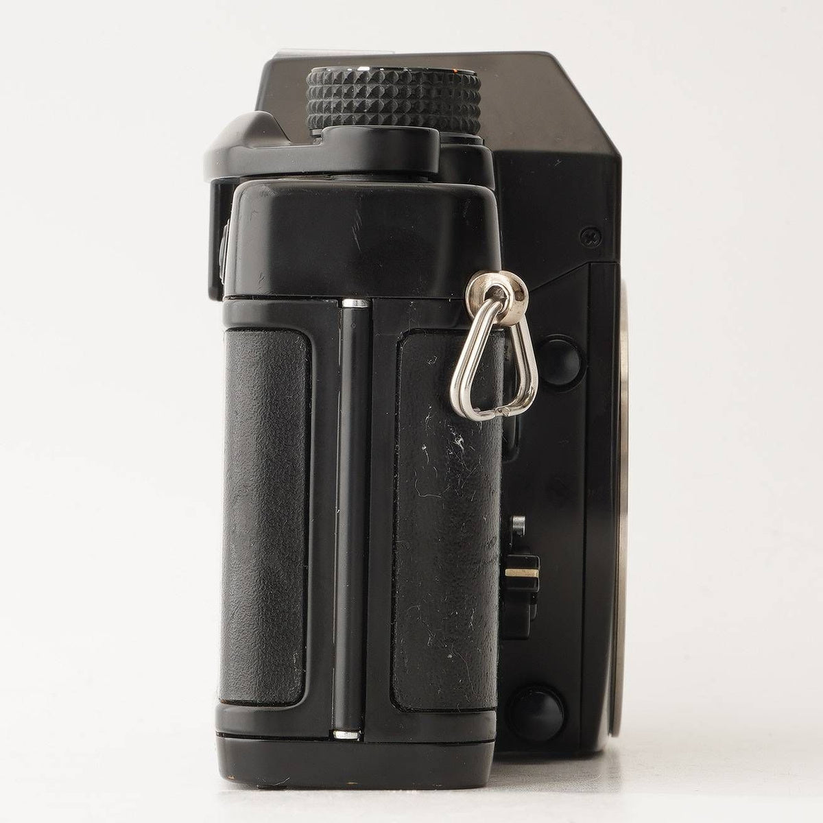 contax film slr camera side view