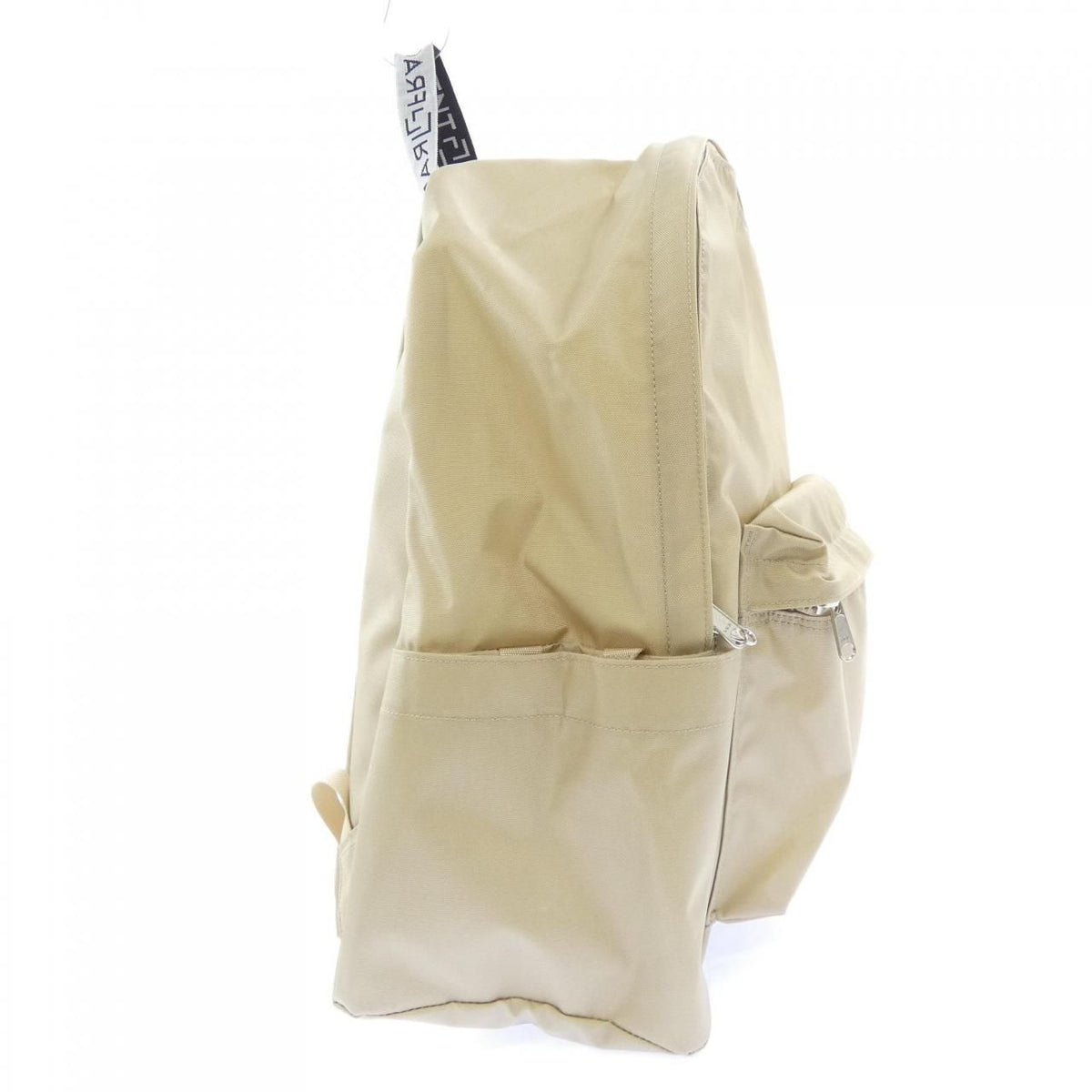 beige handbag front view