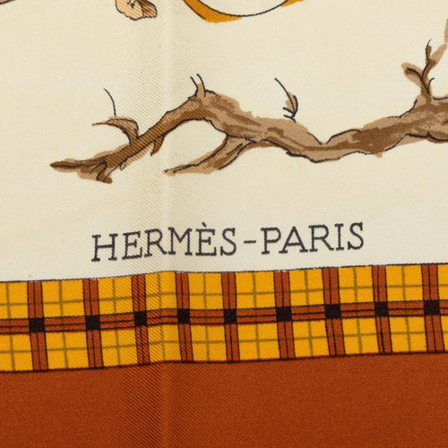 hermes scarf interior details