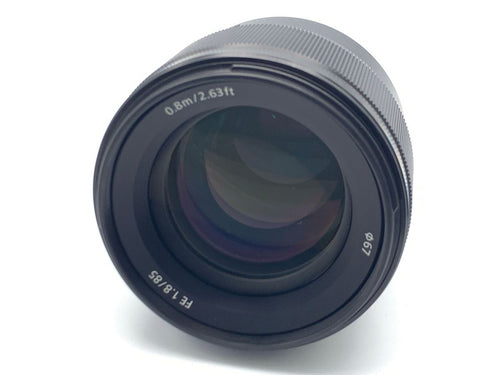 sony sel85f18 lens rear view