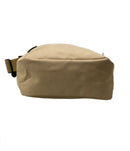 coleman beige shoulder bag side view