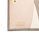 prada grey wallet condition details