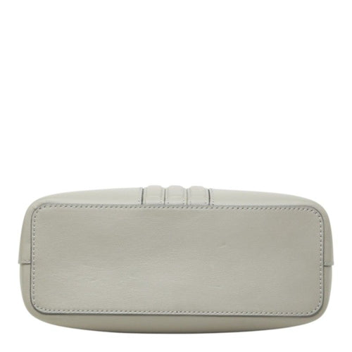 bally grey handbag rear view