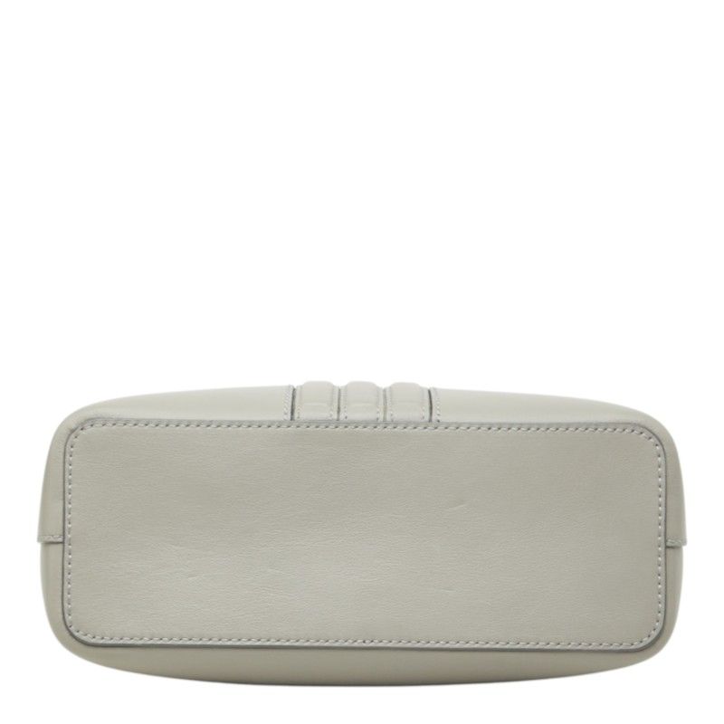 bally grey handbag rear view