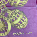 celine 130x130cm pink scarf condition details