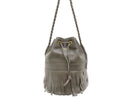 j&m davidson grey shoulder bag