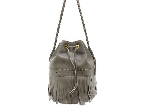 j&m davidson grey shoulder bag