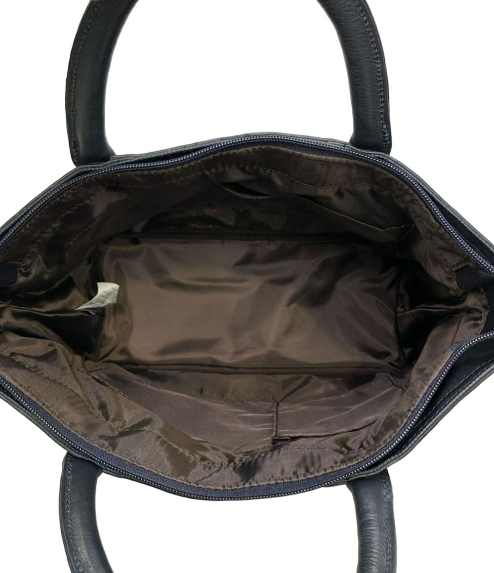 navy tote bag accessories included