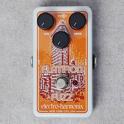 grey guitar effector front view