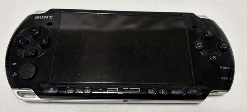 sony psp-3000 handheld console markings and labels