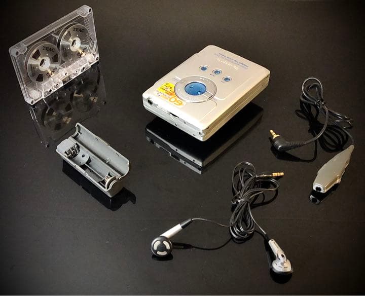 panasonic rq-sx46 cassette player side view