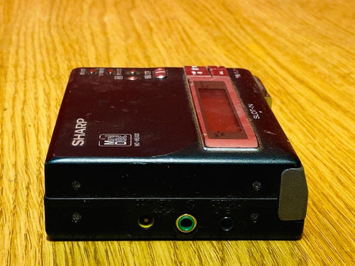sharp md-ms100 minidisc player front view