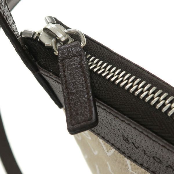 bvlgari shoulder bag interior details
