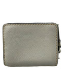 marc jacobs beige wallet front view
