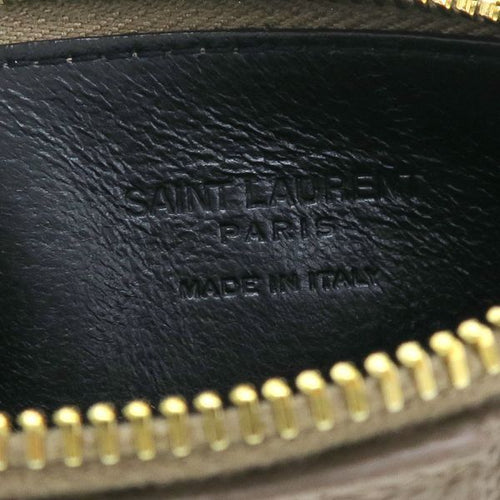 saint laurent paris 631992 card holder interior details