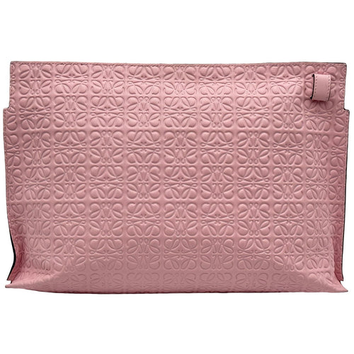 loewe pink pouch / clutch rear view