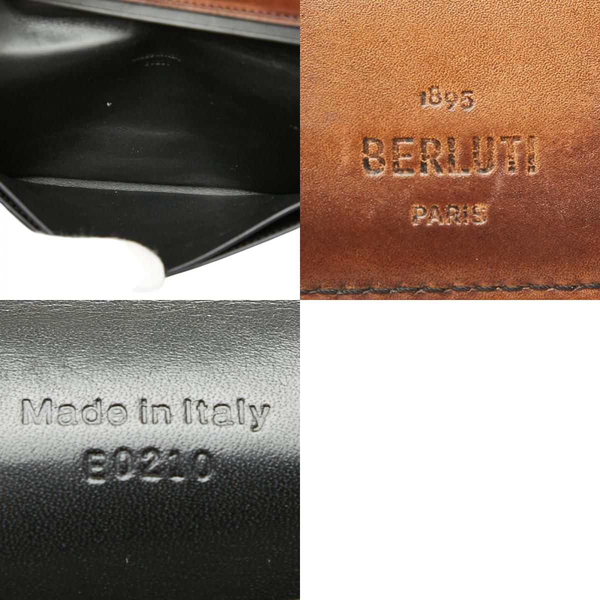 berluti wallet markings and labels