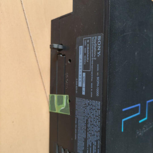 sony scph-10000 video game console rear view