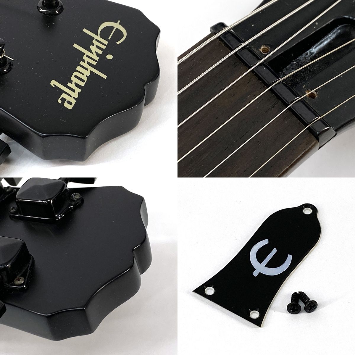 epiphone electric guitar markings and labels