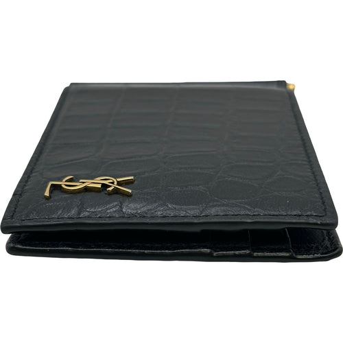 saint laurent wallet rear view