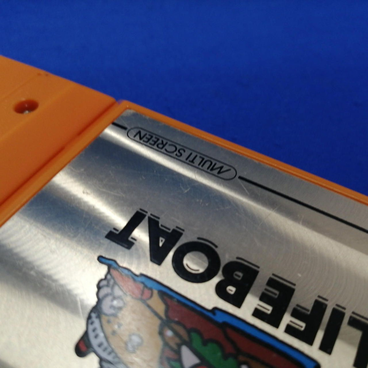 nintendo tc-58 handheld electronic game markings and labels