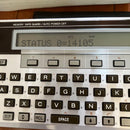 sharp pc-1501 pocket computer / calculator rear view