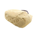 coach beige tote bag rear view